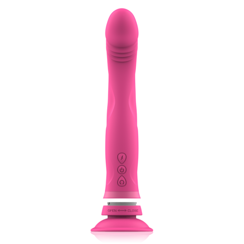 INTENSE - MICHELANGELO PINK SILICONE VIBRATOR DILDO 2