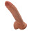Cock 9" with Balls Tan 4
