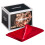 Fascinator Throw rot 8
