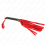 KINK - RED SUEDE MINI WHIP 30 CM 4