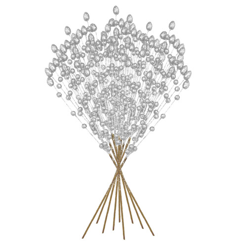 Glitter Foam Christmas Berry Sprigs – 57cm 1