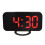 Digital Mirror Clock with LED Display and USB Charging Ports 4