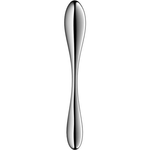 SATISFYER - STAR FORCE 3 STAINLESS STEEL DOUBLE-ENDED DILDO 1