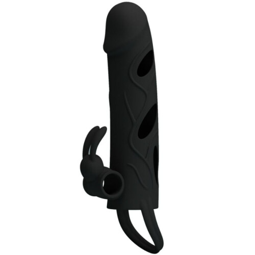 PRETTY LOVE - SILICONE COVER WITH VIBRATION 14 CM 1.0 1