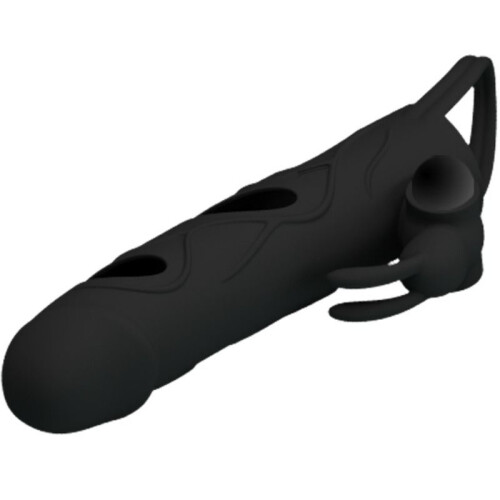 PRETTY LOVE - SILICONE COVER WITH VIBRATION 14 CM 1.0 2