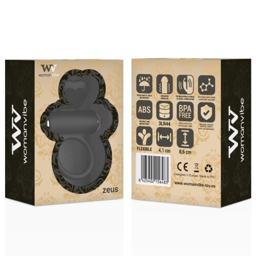 WOMANVIBE - ZEUS SILICONE VIBRATOR RING 1