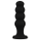 BLACK&SILVER - SCOTT PREMIUM SILICONE ANAL PLUG BLACK 2