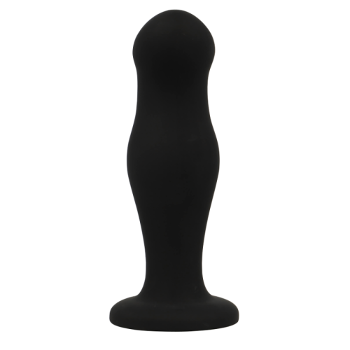 BLACK&SILVER - SEAN PLUG ANAL PREMIUM SILICONE BLACK 2