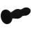 BLACK&SILVER - SEAN PLUG ANAL PREMIUM SILICONE BLACK 4