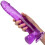 CALEXOTICS - SIZE QUEEN DILDO PURPLE 25.5 CM 4