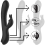 BLACK&SILVER - JAMIE RECHARGEABLE SILICONE RABBIT STIMULATOR BLACK 5