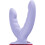 FUN FACTORY - RYDE DOUBLE DILDO PURPLE 2