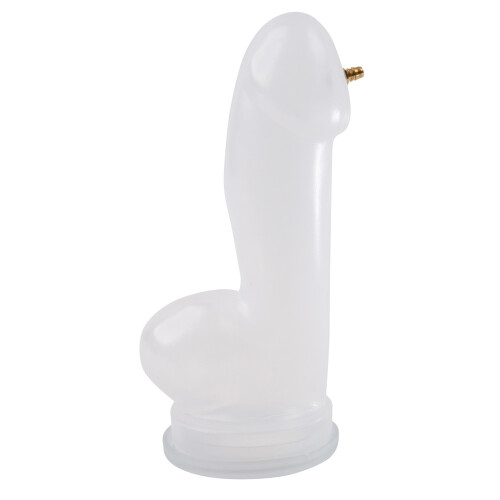 SP010 Realistic Penis Cylinder XL transparent 1