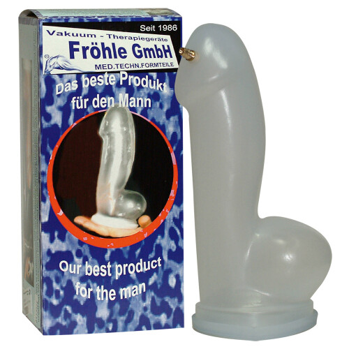 SP010 Realistic Penis Cylinder XL transparent 2