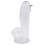 SP009 Realistic Penis CylinderXL crystal clear 2
