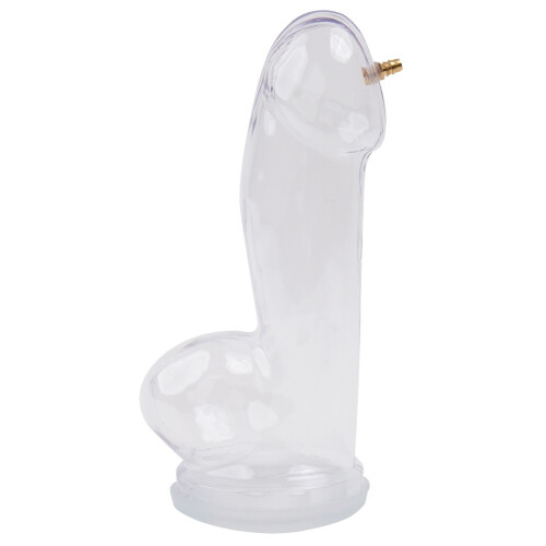 SP009 Realistic Penis CylinderXL crystal clear 1