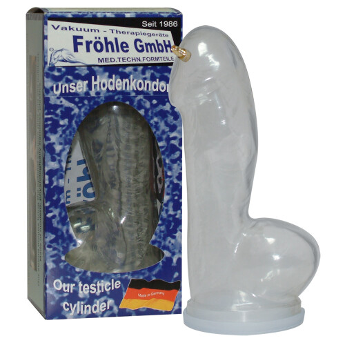 SP009 Realistic Penis CylinderXL crystal clear 2