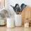 Ceramic Kitchen Utensil Holder – White, Black, Green or 7