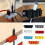 Desk Cable Management Solution Secure Cord Organizers For-White 3