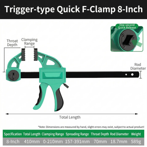 Woodworking Clamp Work Bar Clamp Hand Tool for-4 inches 1