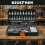 56-Piece Tool Set with 1/4" Socket Wrenches, Case 6