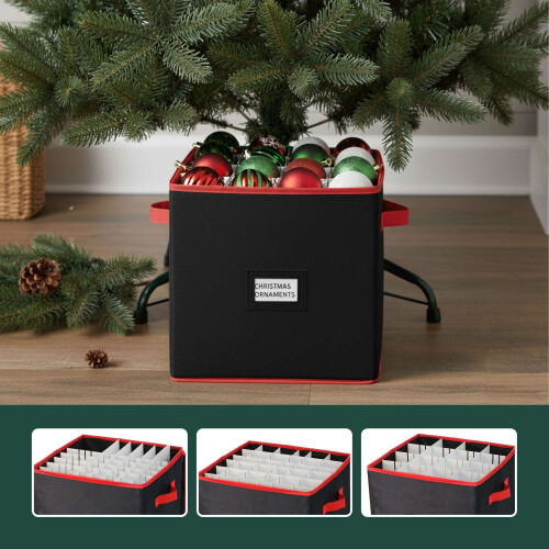 Christmas Bauble Storage Box, Holds 64 Ornaments 1