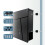 Wall-Mounted Mailbox with Newspaper Holder, Weatherproof 7