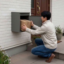 Stainless Steel Parcel Box - Wall/Floor Mountable