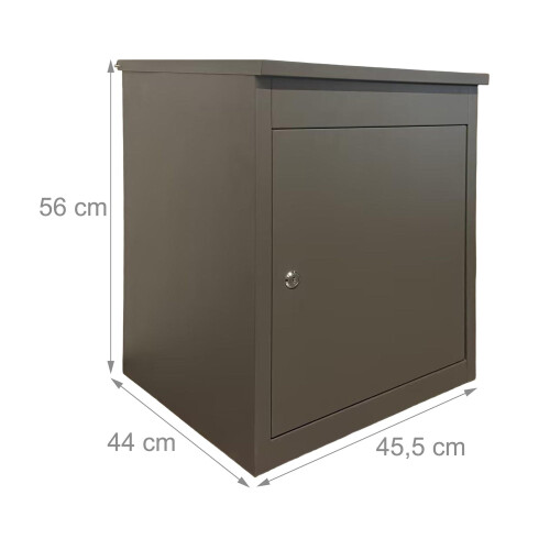 Stainless Steel Parcel Box - Wall/Floor Mountable 2
