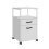 Rolling File Cabinet with 2 Drawers, Mobile Office Storage 2