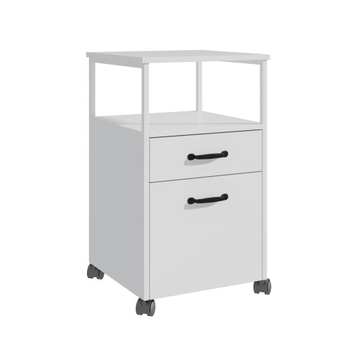 Rolling File Cabinet with 2 Drawers, Mobile Office Storage 1