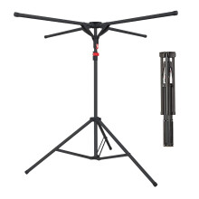 Tendedero plegable para ropa, ahorra espacio, 4 brazos