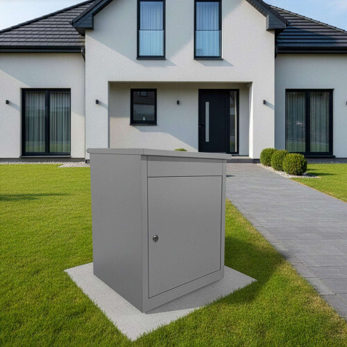 Stainless Steel Parcel Box - Wall/Floor Mountable 1