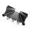 Under Door Draft Noise Blocker Door Draft Stopper Sealing-Black 1