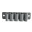 ABS Cable Management Tray Cord Holder Clip for Computer-grey 1