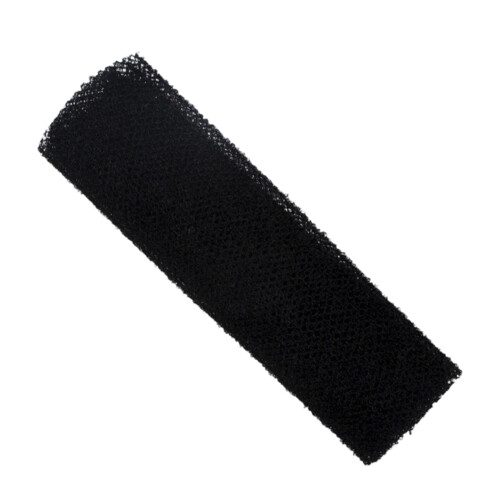 Reusable Nylon Exfoliating Bath Scrubber With Ergonomic-Black
