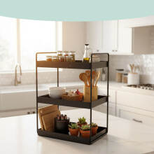 Metalen kruidenrek, organizer met 3 lagen