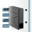 Wall-Mounted Mailbox with Newspaper Slot and Rain Canopy 6