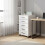 5-Drawer Rolling Office Cabinet with Wheels 2