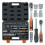 72-Piece Tool Set with 1/4" & 1/2" Socket Wrenches 12