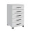 5-Drawer Rolling Office Cabinet with Wheels 1