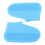 Surchaussures imperméables en silicone bleues, réutilisables 1