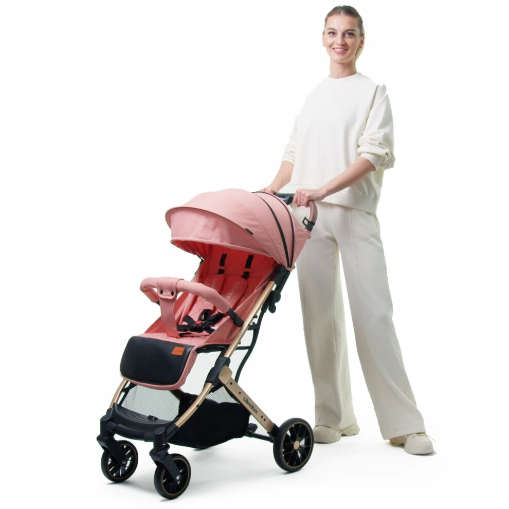 Lightweight Baby Stroller Pram Foldable Travel Buggy Four Seasons Pushchair Librebon