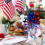 32cm Foam & Wire American Flag Decoration 6