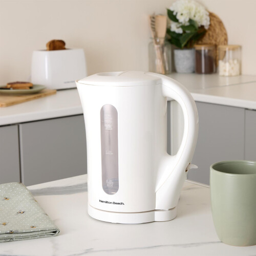 Hamilton Beach Hamilton Beach, Kettle & Toaster Set, Essentials Collection, White, HBESSW 2
