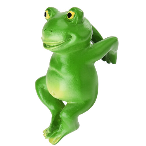 Tierfigur aus Kunstharz, Blumentopf-Ornament, Frosch oder Kaninchen
