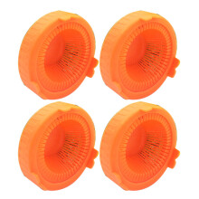 4Pack Plastic Sprouting Lids for Wide-Mouth Jars