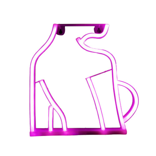 Επιτοίχια πινακίδα LED Lady Neon – Τροφοδοτείται με USB/Μπαταρία 1