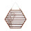 Wood Earring Wall Holder Moon Shape25cm 1