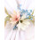 Flower Napkin Ring Silk & Straw3.8cm 7